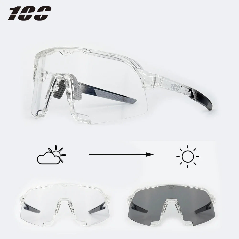 100 Cycling Glasses Outdoor Sports Bicycle Sunglasses UV400 Men MTB Cycling Glasses Women Road Bike Sunglasses