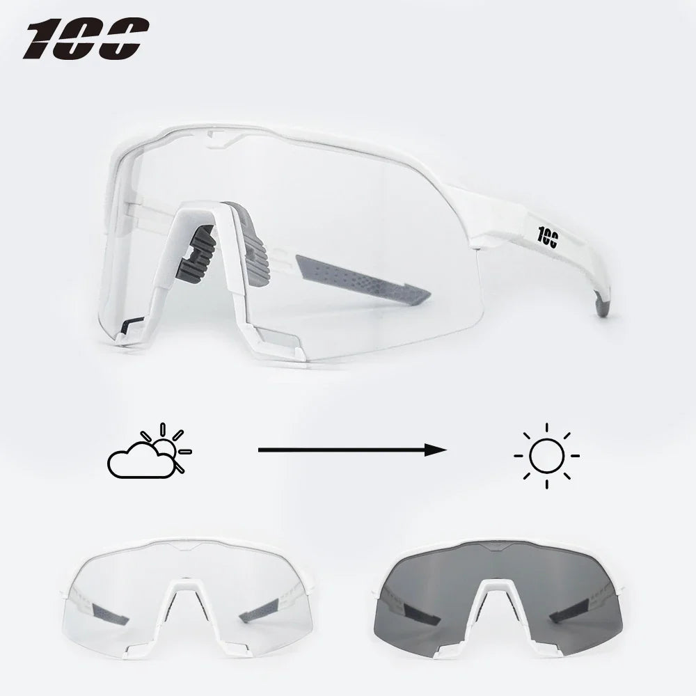 100 Cycling Glasses Outdoor Sports Bicycle Sunglasses UV400 Men MTB Cycling Glasses Women Road Bike Sunglasses