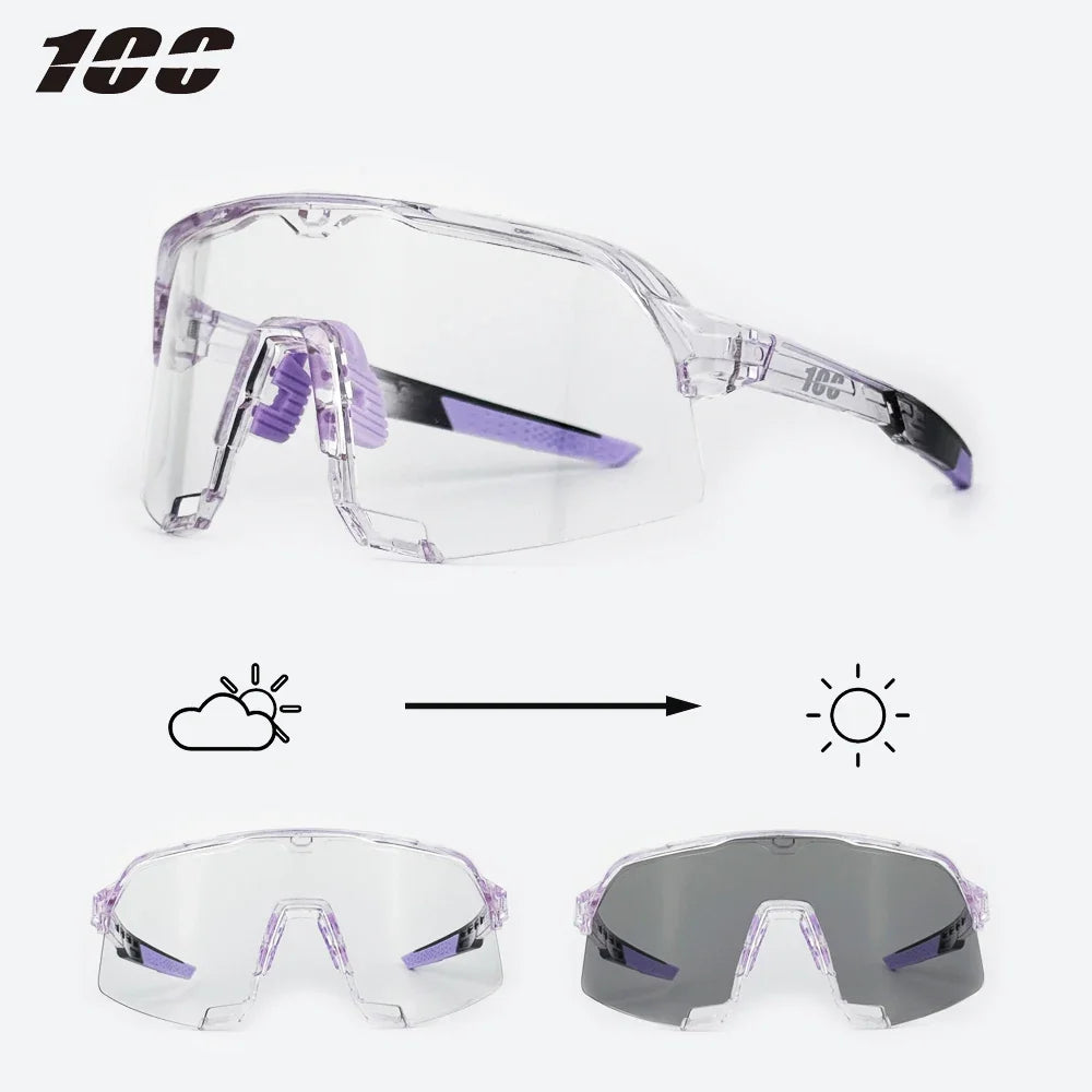 100 Cycling Glasses Outdoor Sports Bicycle Sunglasses UV400 Men MTB Cycling Glasses Women Road Bike Sunglasses