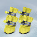Waterproof Anti-slip Dog Boots Warm Pet Rain Snow Shoes Adjustable Puppy Paw Protector Booties For Small Dogs Cats Outdoor Use