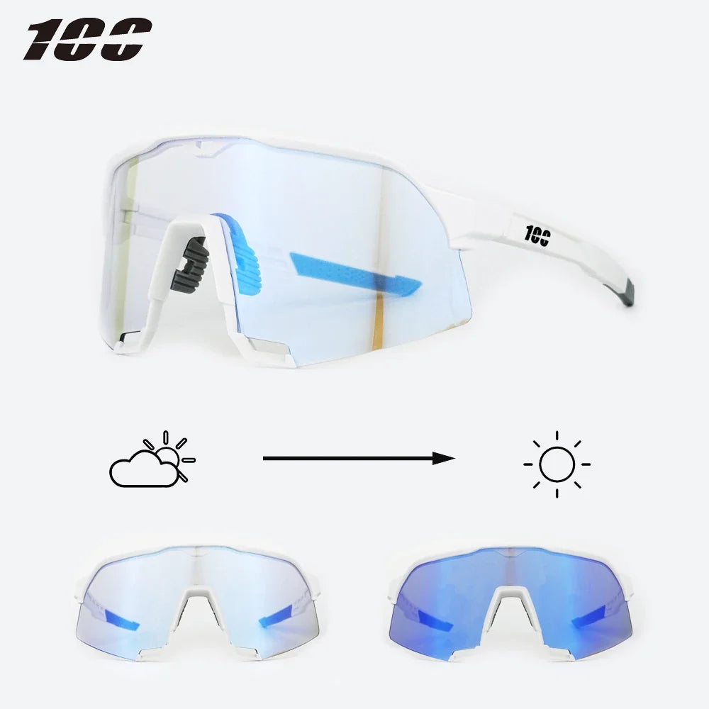 100 Cycling Glasses Outdoor Sports Bicycle Sunglasses UV400 Men MTB Cycling Glasses Women Road Bike Sunglasses